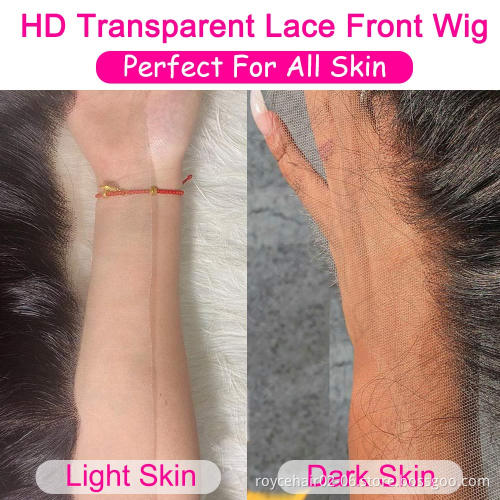 13x4 Bone Straight Ombre Color 4/27 Thin Hd Lace Wig, Transparent Invisible Highlighted Piano Color Brazilian Human Hair Wigs